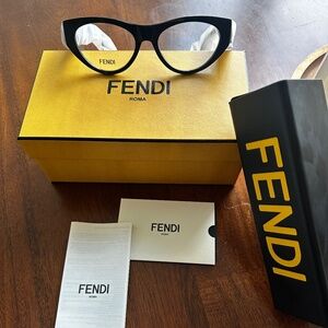 Fendi cat eye glasses